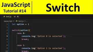 JavaScript Tutorial 14 - Switch Statement in JavaScript Programming For Beginners