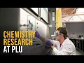 Summer chemistry research at PLU