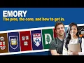 Emory University The pros the cons and how to get in