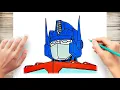 Coloring Fun With Transformers Optimus Prime Coloring Pages