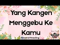 Download Lagu KANGEN MENGGEBU KE KAMU