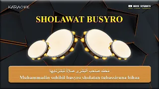 karaoke banjari sholawat busyro lirik 