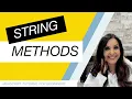 JavaScript Tutorial for Beginners Part 24 String Methods