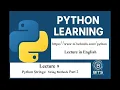 Python Learning in English W3Schools com Python Full Course Programming Class in English