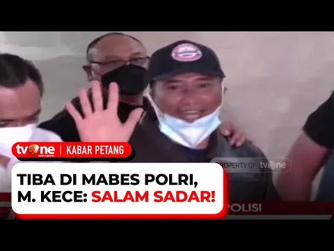 Detik-Detik Muhammad Kace Tiba di Mabes Polri Sore Ini