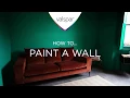 How to paint a wall - Valspar Paint