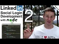 Social Login on LinkedIn with a Serverless API Node js AWS Lambda AWS API Gateway - Part