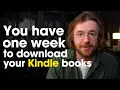 Amazon removes your right to download Kindle books
