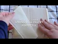 How to thaw spring roll pastry perfectly Why do my rolls crack Why do spring rolls fall apart