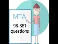 98-381 exam questions - Introduction to Programming Using Python