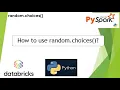 106 How to use random choices PART 106