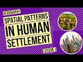 Identifying Significant Spatial Patterns in Human Settlement on a Global Scale