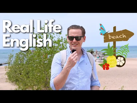 Learn Real-Life English Exploring a Hidden Beach Town 🇺🇸 | Comprehensible Input
