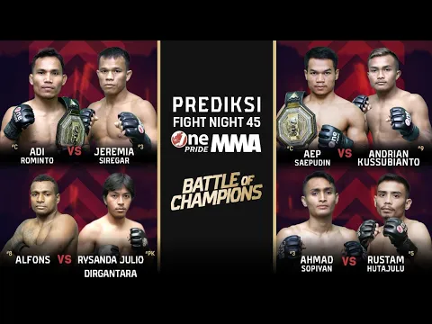 Battle of Champions! ? Max Metino & Linson Simanjuntak Bahas Prediksi Fight Night 45 | Prediksi FN45