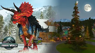 Deep in the Snow Christmas Town & Ultimasaurus | Jurassic World Evolution 3