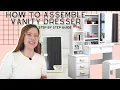 HOW TO ASSEMBLE VANITY STEP BY STEP GUIDE