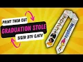 Siser Easycolor DTV Cricut Print then Cut Graduation Stole How To