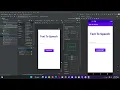 Android Studio Tutorial Create First App Text-To-Speech