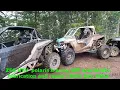 Riding with the ZFG UTV Crew Bates Rd Browns Camp 22 pro xp 4 on new Frontline BDC s