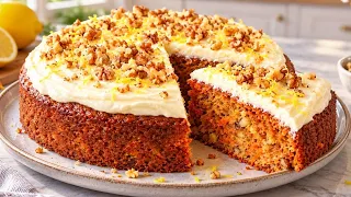 Ich backe Karottenkuchen nur noch so! Gesund und ohne Zucker!