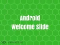Android Welcome Slides - Without using any external library