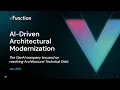 vFunction - AI Driven Modernization Refactoring Demo