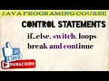 If else Switch and Loops in Java