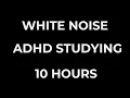 White Noise for AD Studying 10 Hours Black Screen Improve Focus Concentration Productivity