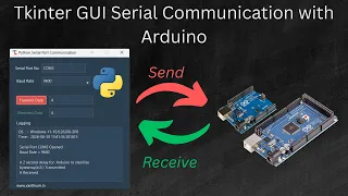 Build a Python Tkinter GUI Serial Communication Program to Communicate With Arduino Microcontroller