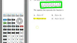 Helpful Calculator Hints for Multiple Choice on the Algebra 1 Regents