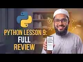 Python Lesson 9 Full Review Core Concepts Explained Python Asaan Hai