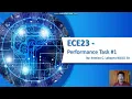 ECE 23-Performance Task Kristian C Labayno