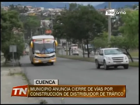 Municipio anuncia cierre de vías por construcción de distribuidor de tráfico