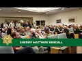 There s A New Sheriff In Town - Sheriff Matthew Kendall