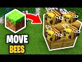 How To Get Bees Into Beehive Minecraft - Java Bedrock