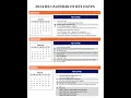 HR Calendar of Key Dates for 2024