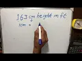 163 cm height in feet Height Hindi