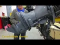Yamaha 4 Stroke Outboard motor 50 hp How to remove the Lower Unit for water pump impeller access