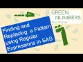 Using Regular Expressions in SAS Find and Replace a Pattern PRXCHANGE