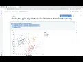 Using the grid of points to visualize the decision boundary