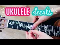 MAKE YOUR UKULELE LOOK EXPENSIVE - Ukulele Inlay Decals