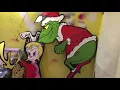 Custom DIY handmade Dr Seuss the Grinch steals Christmas yard sign Christmas Decour