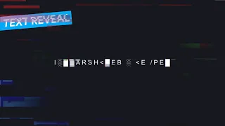 Text Reveal Animation HTML CSS JavaScript Baffle js