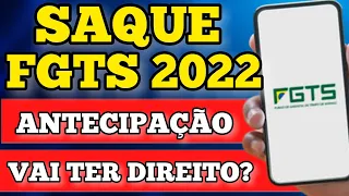 SAQUE DO FGTS 2022! QUEM FEZ ANTECIPAÇÃO SAQUE ANIVERSÁRIO, VAI TER DIREITO DE RECEBER?