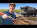 Wild Hog Hunting with Amazon s Cheapest 50 Cal Rifle