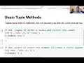 Tuples in Python Lecture - 7 Python Fundamental