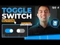 Create an Animated Toggle Switch Button in CSS for Your Website