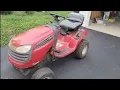 Easily remove a lawnmower deck Craftsman riding mower
