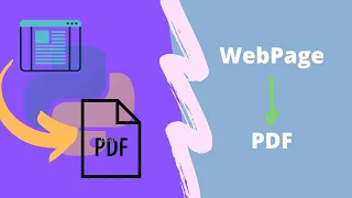 Python Tutorial Save a Webpage As a PDF Using Python - 2020