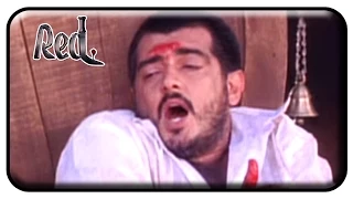 red tamil movie scenes ajith true identity revealed priya gill raghuvaran revathi deva